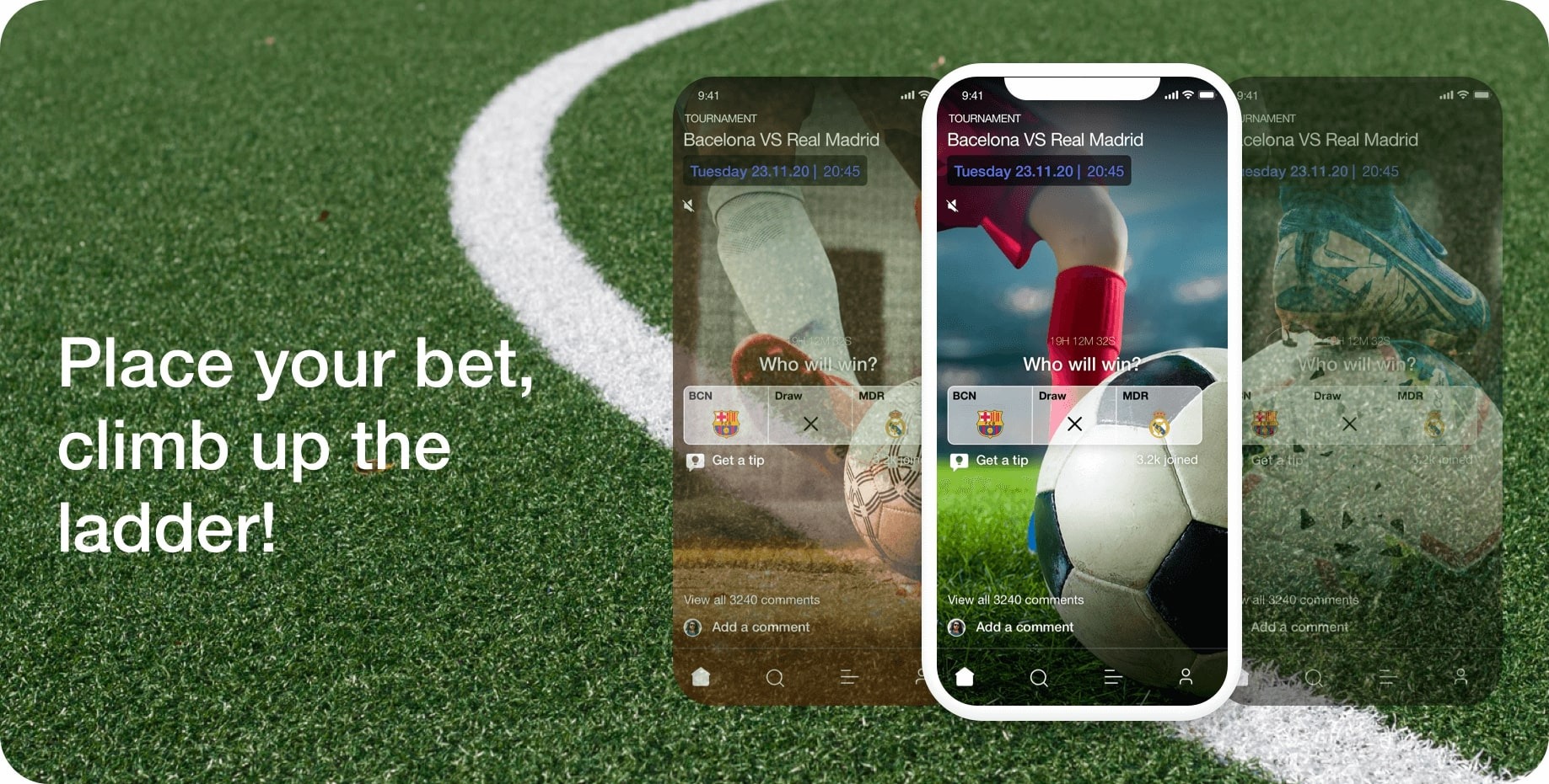ScoreBaba match prediction screens: Place your bet, climb up the ladder.